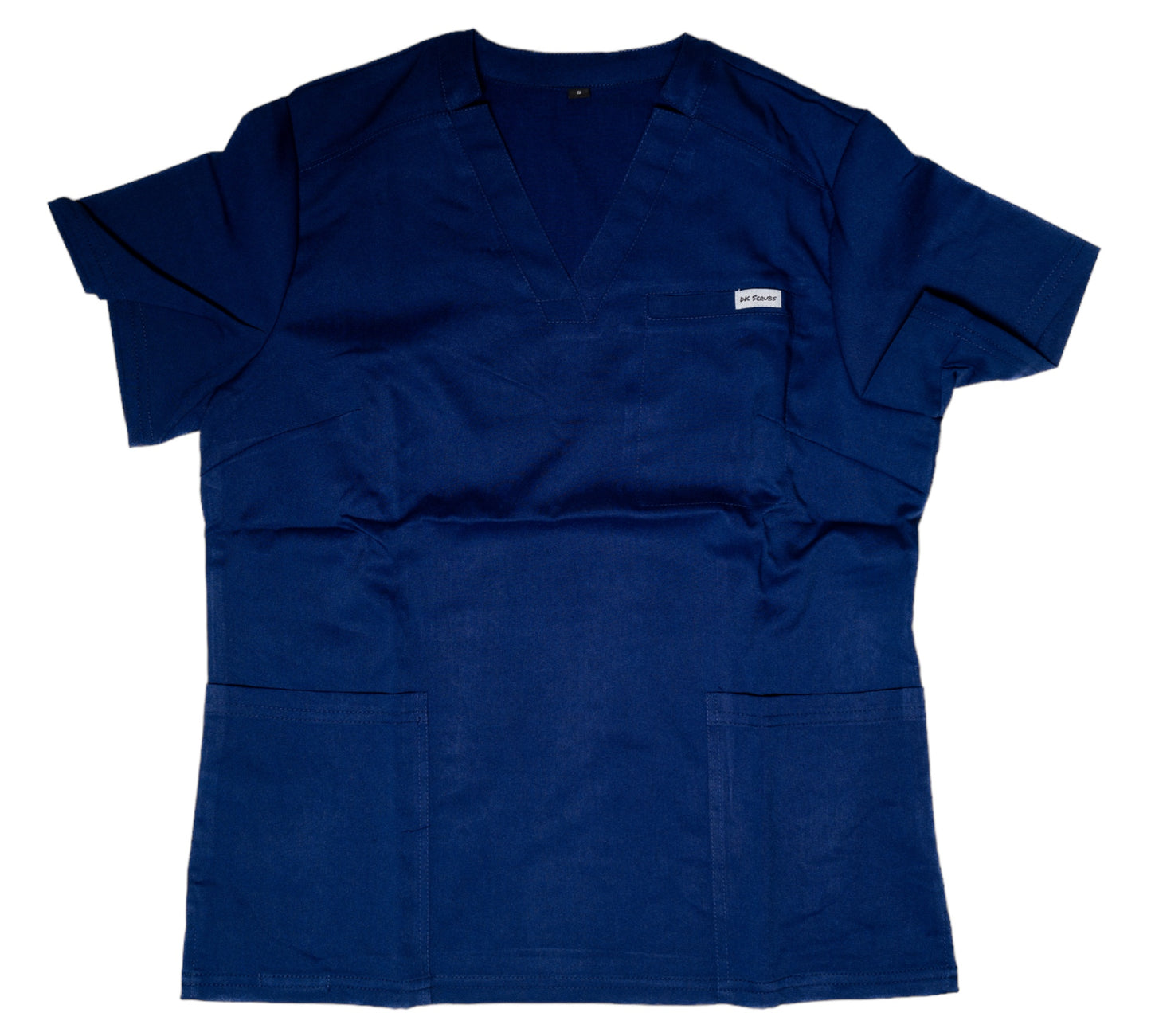 Top médico unisex con cuello en V de MJ