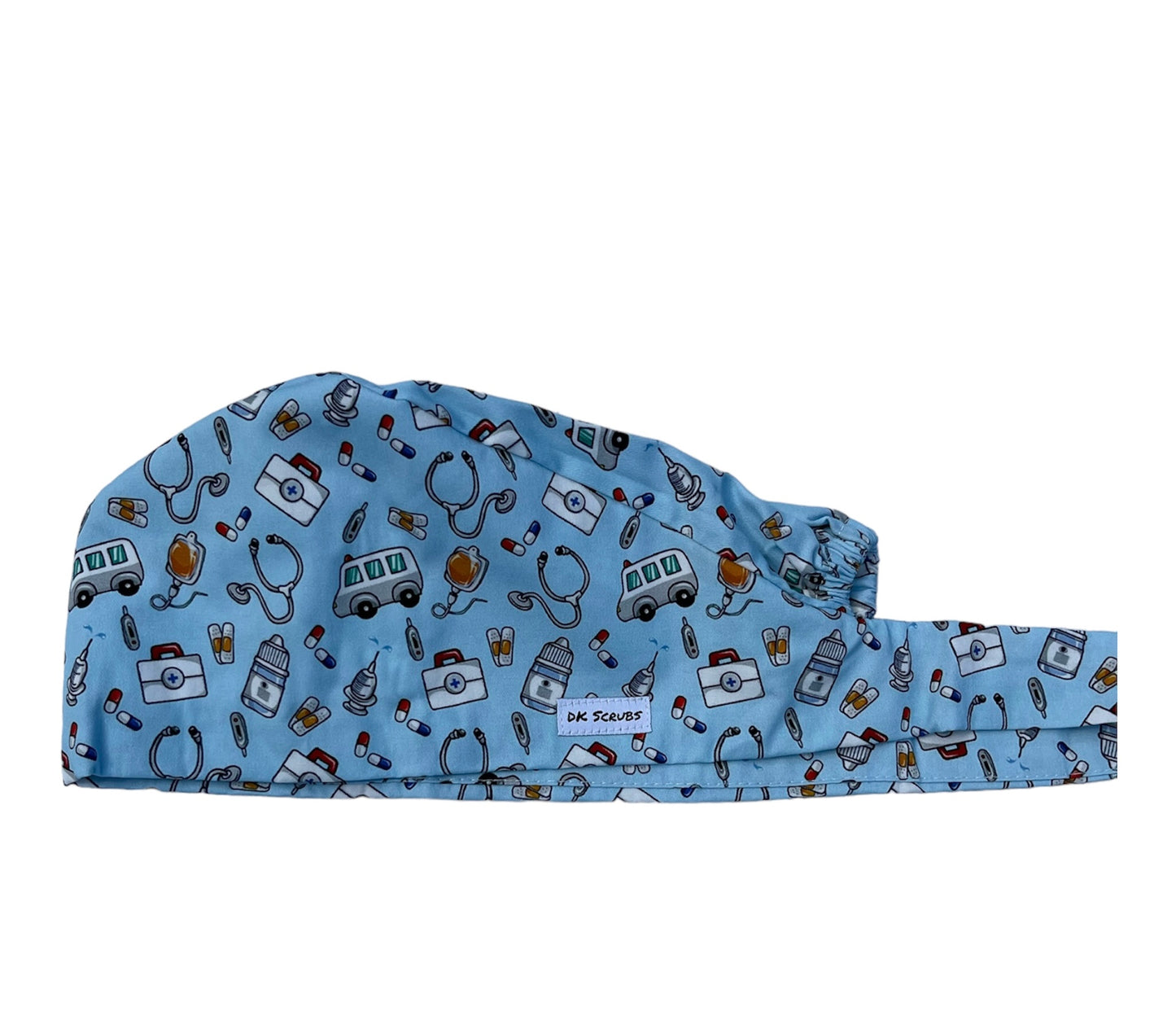 DK Scrubs Medical Emoji Scrub Cap