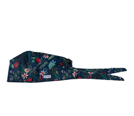 DK Scrubs Floral Scrub Cap