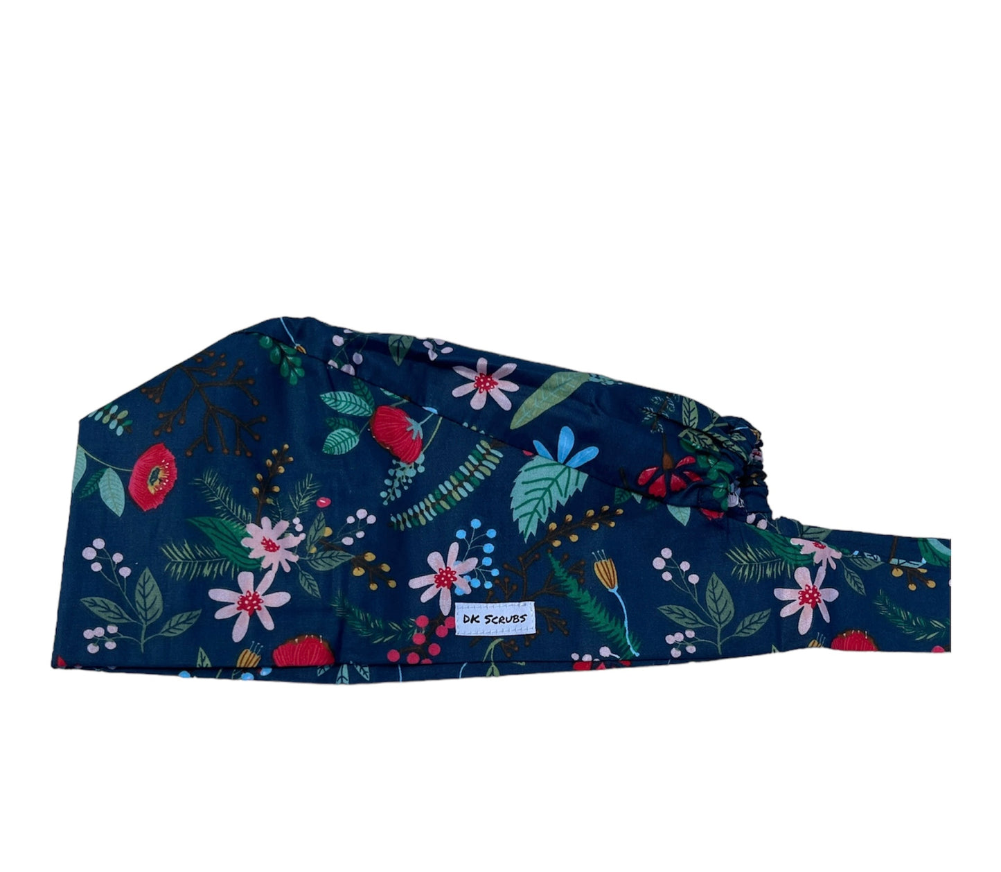 DK Scrubs Floral Scrub Cap