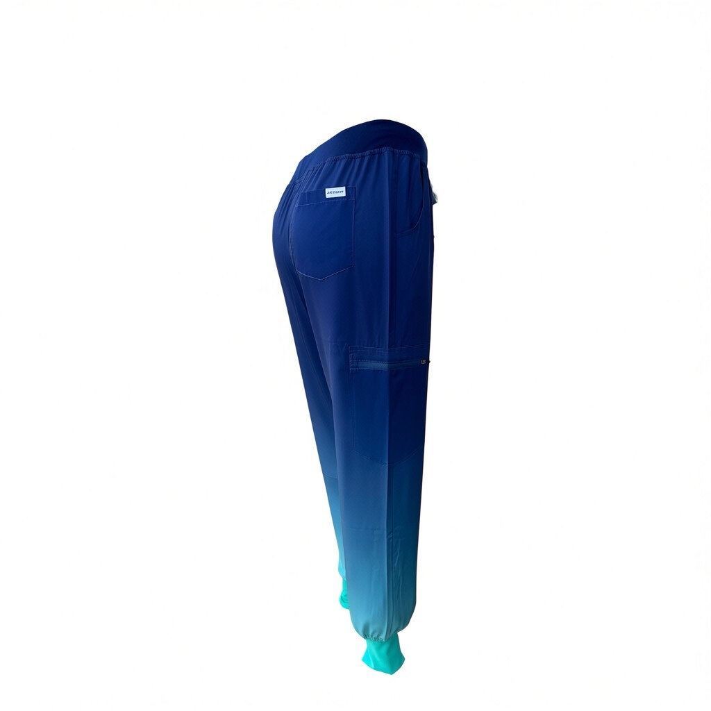 DK Gradient Jogger Scrub Pants (Blue/Green)